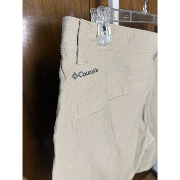 Columbia Omni Shield Advanced Repellency Shorts Mens Blue 42 X 10 Tan - Picture 3 of 6
